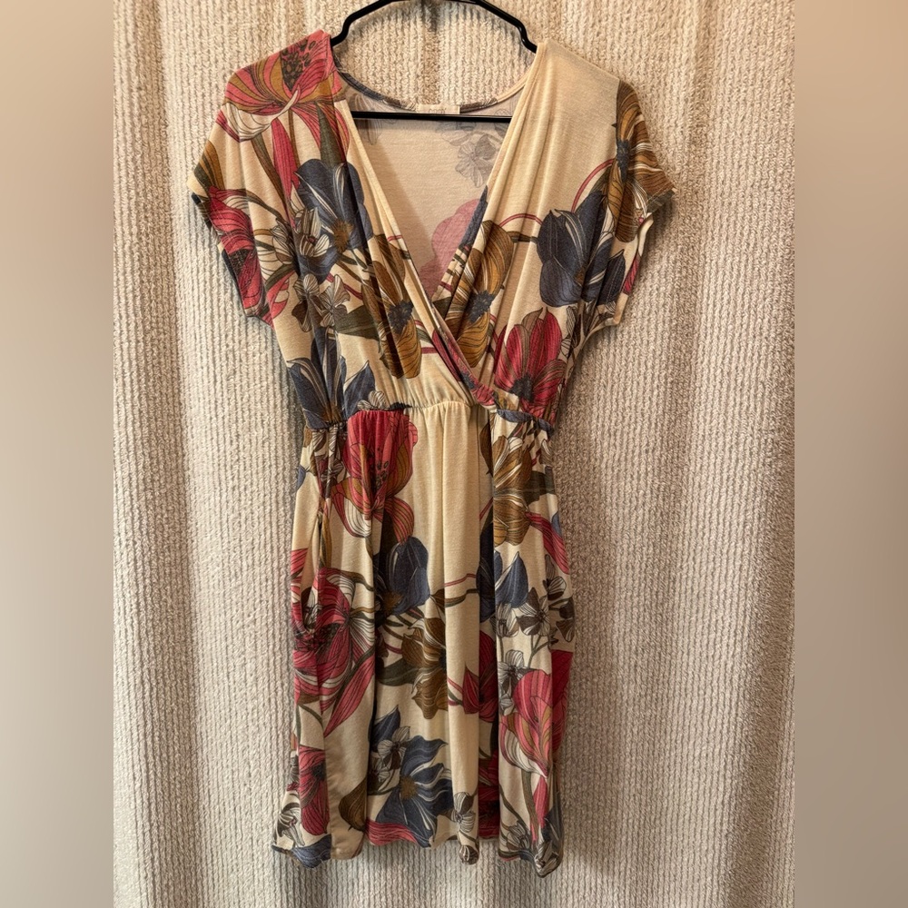 Floral V-Neck Dress